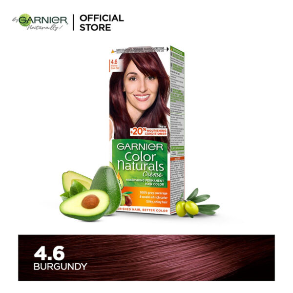 Garnier Color Naturals - 4.6 Intense Dark Red Hair Color