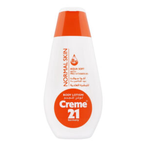 Creme 21 (GERMANY) Body Lotion Normal Skin Lotion AQUA Soft with PRO-Vitamin B5 400 ML