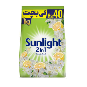 Sunlight 2in1 Washing Powder Green 1KG