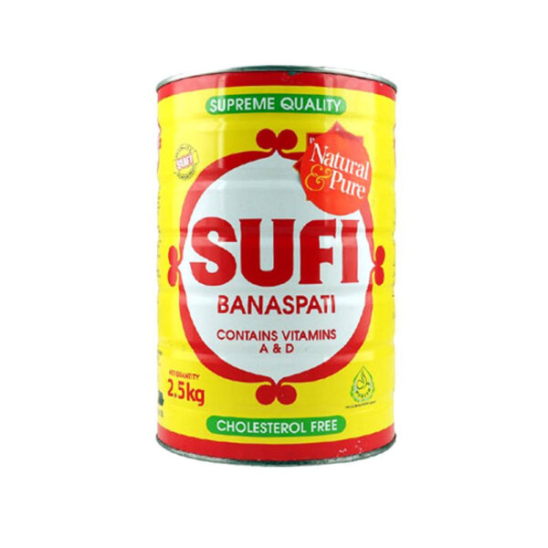 Sufi Banaspati Tin 2.5kg