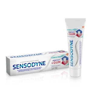 Sensodyne Gum Sensitive Toothpaste, Unflavored, 3.4 oz, for Adults
