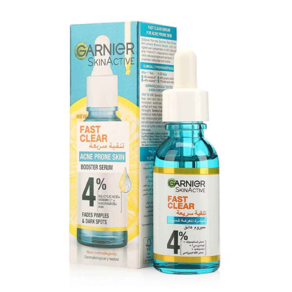 Garnier Skin Active Fast Clear Acne Prone Skin Booster Serum 15ml